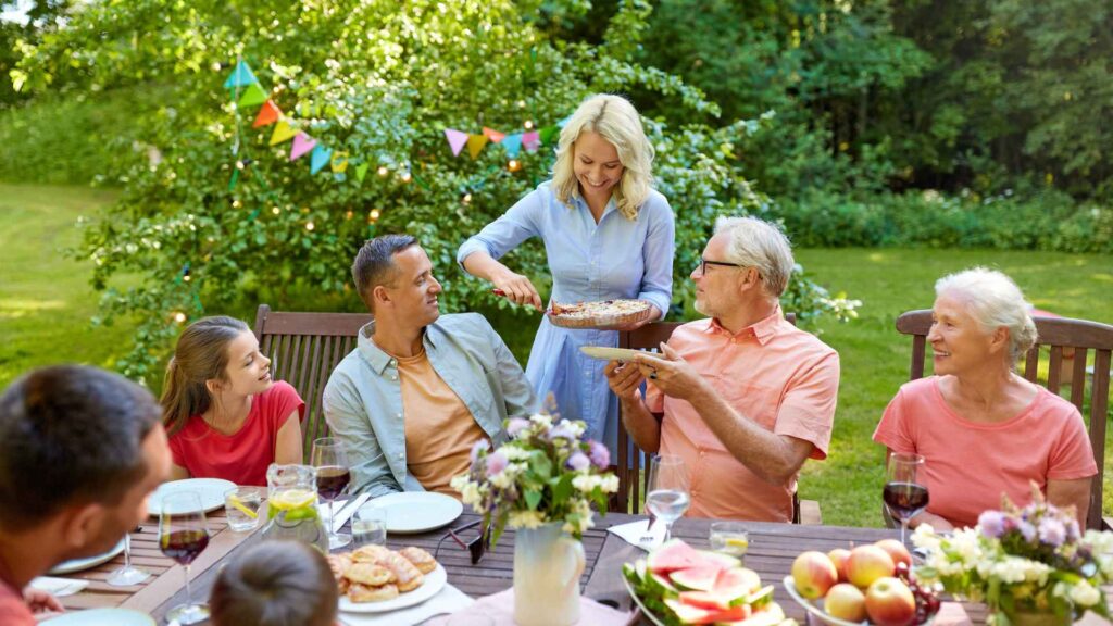 Encino California picnic home backyard